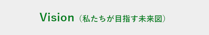 Vision（私たちが目指す未来図）